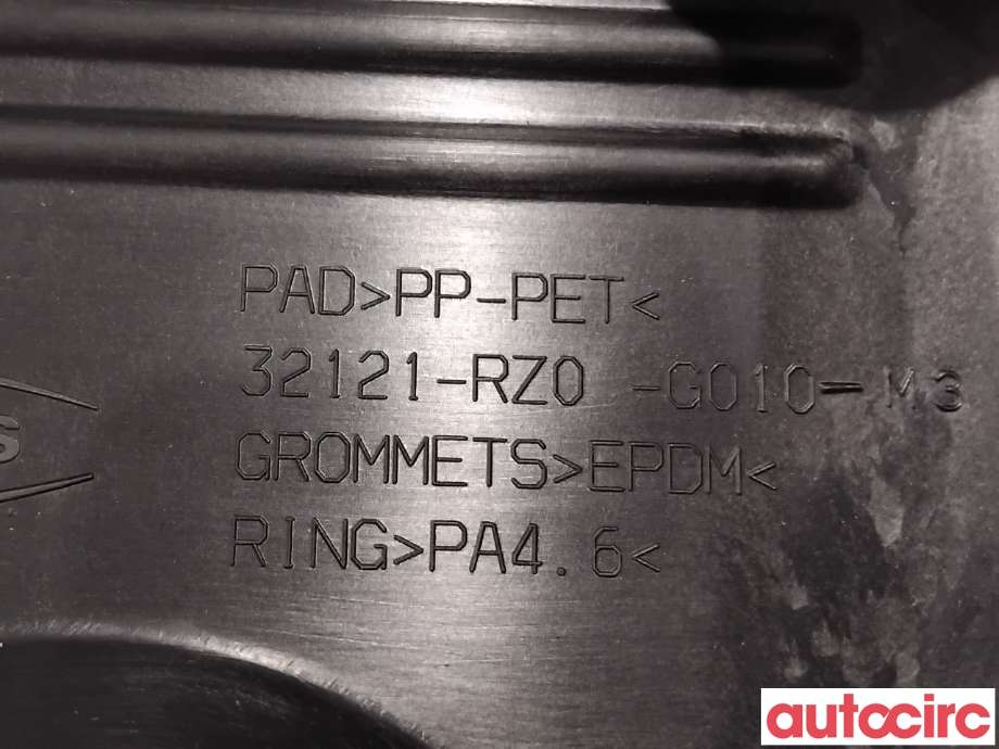 Motordeksel over motor til Honda Civic 2012-2015 (Type IX, Fase 1)  (HONDA|32121-RZ0-G01||32121-RZ0-G010-M3)