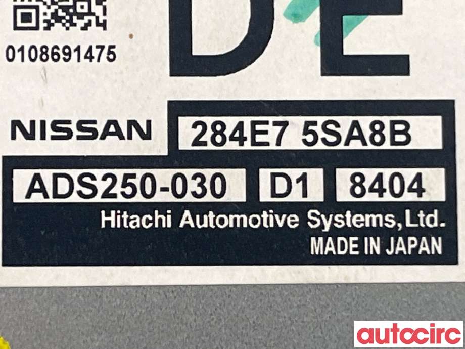Styreenhet diverse til Nissan Leaf 2018-->> (Type II)  (NISSAN|284E75SA8B)