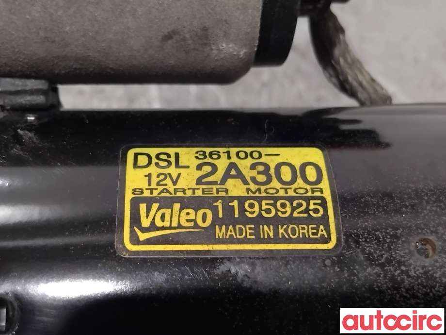 Starter diesel til Hyundai i30 2007-2012 (Type I)  (HYUNDAI|361002A300|1195925|36100-2A300)