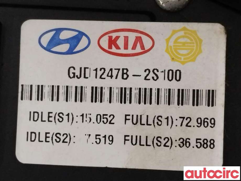 Pedal gass til Kia Sportage 2010-2016 (Type III) (KIA|327002S100|1247B-2S100)