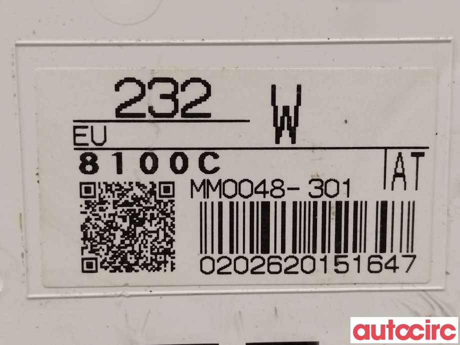 Instrumentpanel til Citroën C-Zero 2011-2020 (CITROEN|1613239180|MM0048-301)
