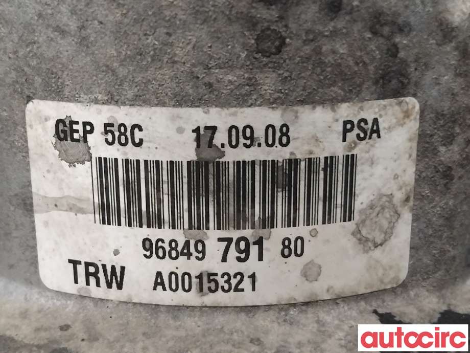 Servo pumpe elektrisk til Peugeot 308 2007-2011 (Type I, Fase 1) (PEUGEOT|4007TW|A0015321|9684979180)