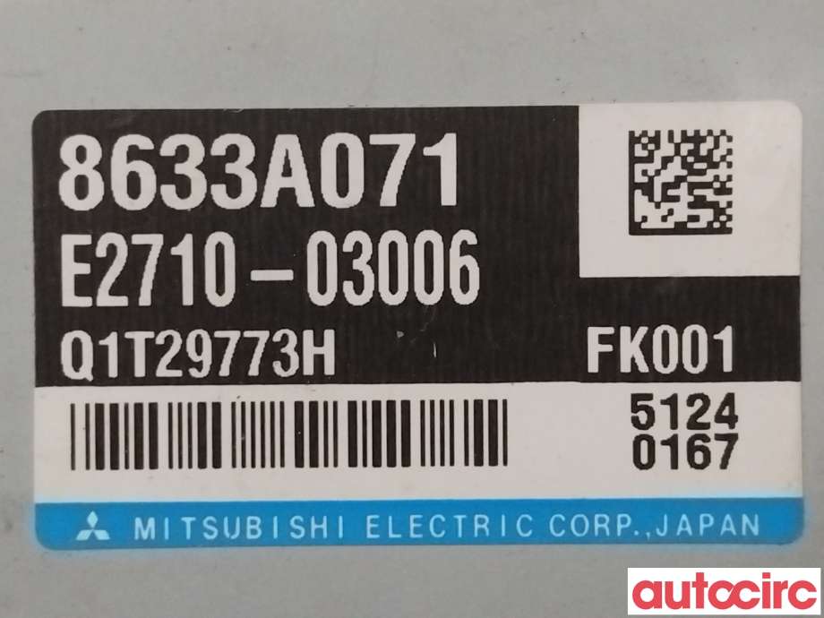 Styreenhet servo til Citroën C-Zero 2011-2020  (CITROEN|1610180180|4006A6|8633A071)