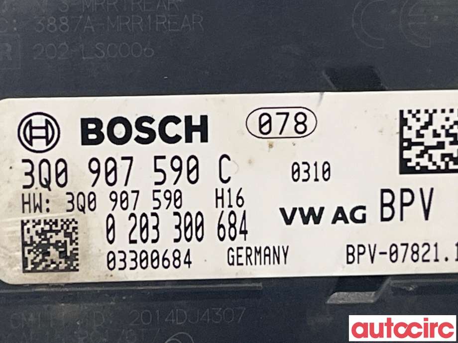 Sensor radar til VW Passat 2015-2019 (Fase 1) (B8) (B8) (VOLKSWAGEN|3Q0907590C)