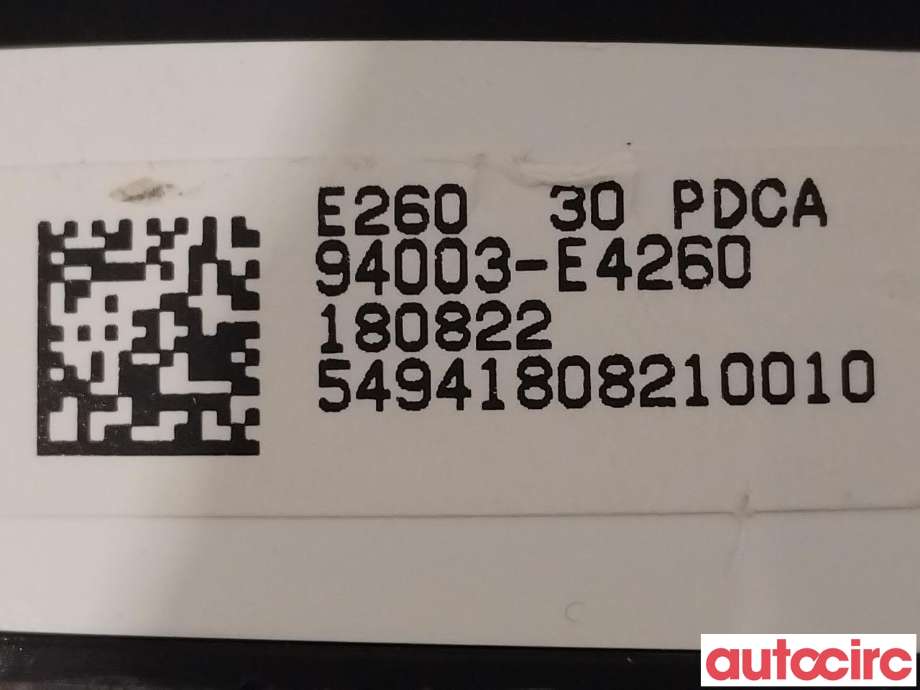 Instrumentpanel til Kia Soul 2014-2019 (Type II)  (KIA|94003E4260)