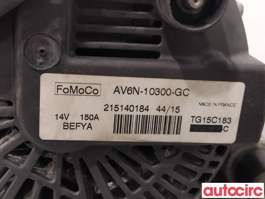 Dynamo til Ford Focus 2014-2018 (Type III, Fase 2)  (FORD|2260730|TG15C183|1857696)