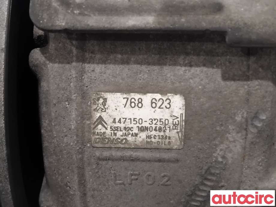 Aircondition kompressor til Citroën DS5 2012-2017  (CITROEN|1606467480|447150-3250|768623)