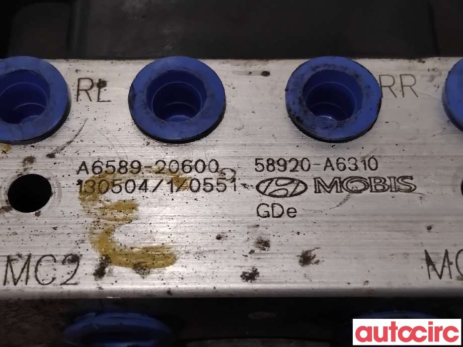 ABS sentral til Hyundai i30 2012-2017 (Type II)  (HYUNDAI|58920A6110|A6589-20600|58920-A6310)