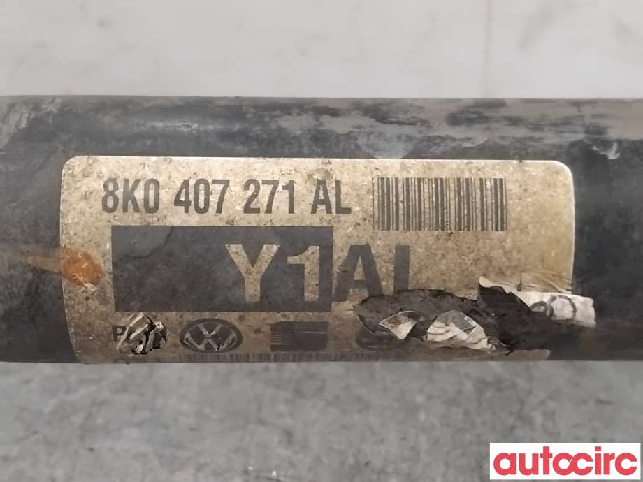 Drivaksel venstre foran til Audi A4 2007-2014 (Type IV) (B8) (B8) (AUDI|8K0407271AL|Y1AI)
