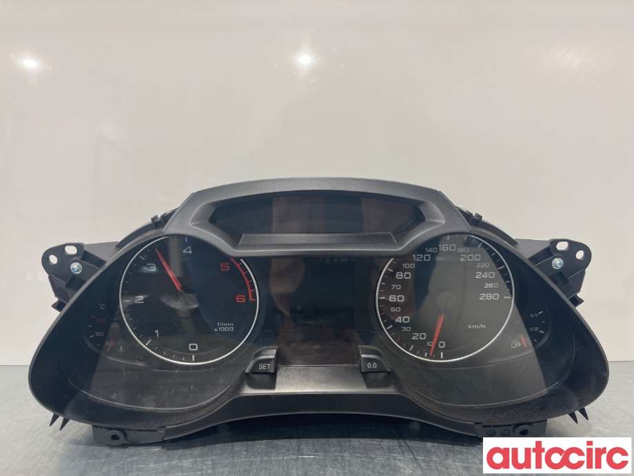 Instrumentpanel til Audi A4 2007-2014 (Type IV) (B8) (B8) (AUDI|8K0920900DX|8K0920900C)