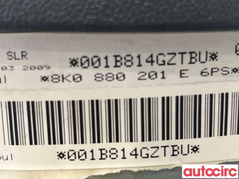 Airbag rattpute til Audi A4 2007-2014 (Type IV) (B8) (B8) (AUDI|8K0880201AL|8K0880201E)
