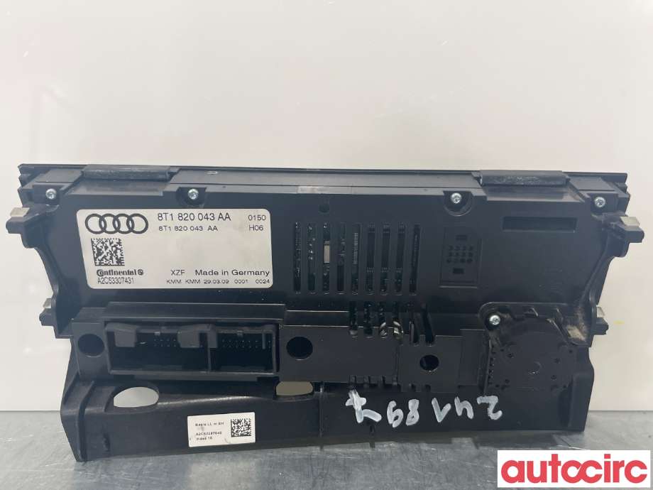 Varmeapparat betjening til Audi A4 2007-2014 (Type IV) (B8) (B8) (AUDI|8T1820043AH||8T1820043AA)