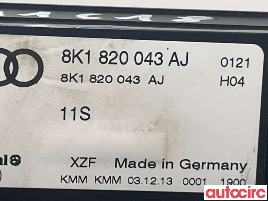 Varmeapparat betjening til Audi A4, Allroad 2009-2016 (Type I) (B8) (B8) (AUDI|8K1820043AJ)