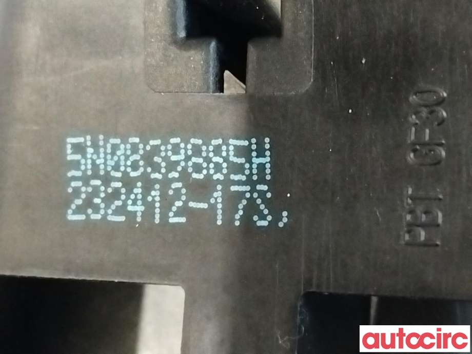 Dørhåndtak utv venstre bak til Škoda Superb 2008-2015 (Type II)  (SKODA|1K8837205F|5N0839885H)