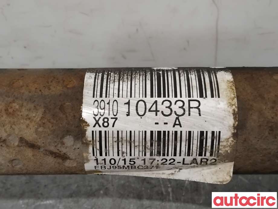 Drivaksel venstre foran til Renault Captur 2013-2020 (Type I)  (RENAULT|391015196R||391010433R)