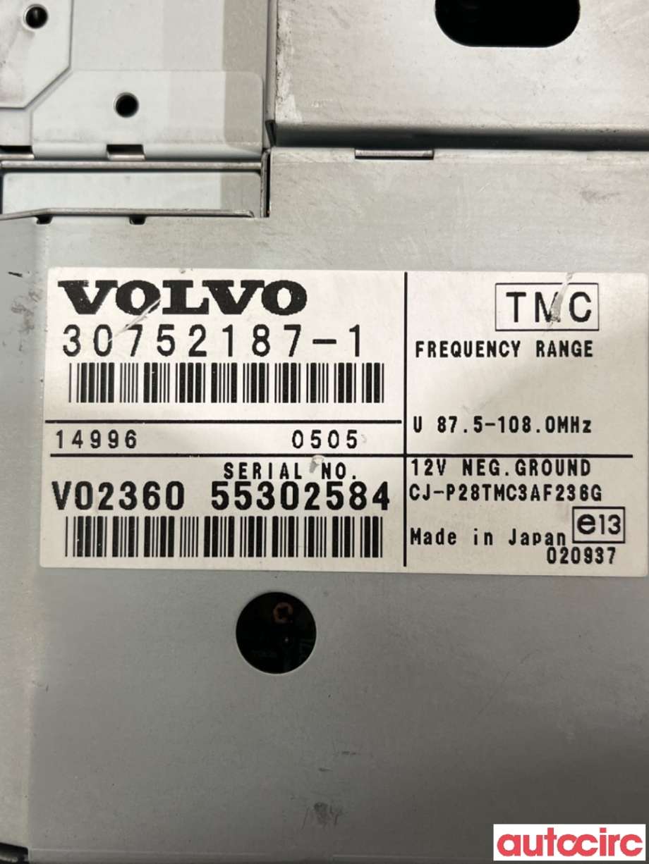 Antenne navigasjon til Volvo XC90 2002-2006 (Type I, Fase 1)  (VOLVO|31260503|)