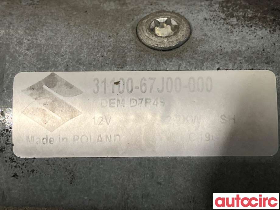Starter diesel til Suzuki Grand Vitara 2005-2015 (Type III)  (SUZUKI|31100-67J00)
