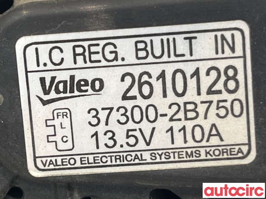 Dynamo til Hyundai i30 2012-2017 (Type II)  (HYUNDAI|373002B750)