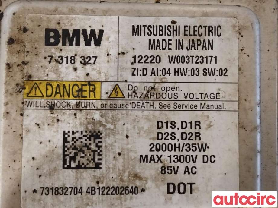 Styreenhet xenon/ballast til BMW X1 2009-2015 (E84) (E84) (BMW|63117318327|731832704)
