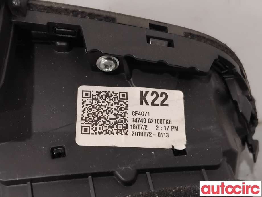 Innredning diverse til Hyundai Ioniq Electric 2019-->> (Fase 2)  (HYUNDAI|84740G2100TKB|)