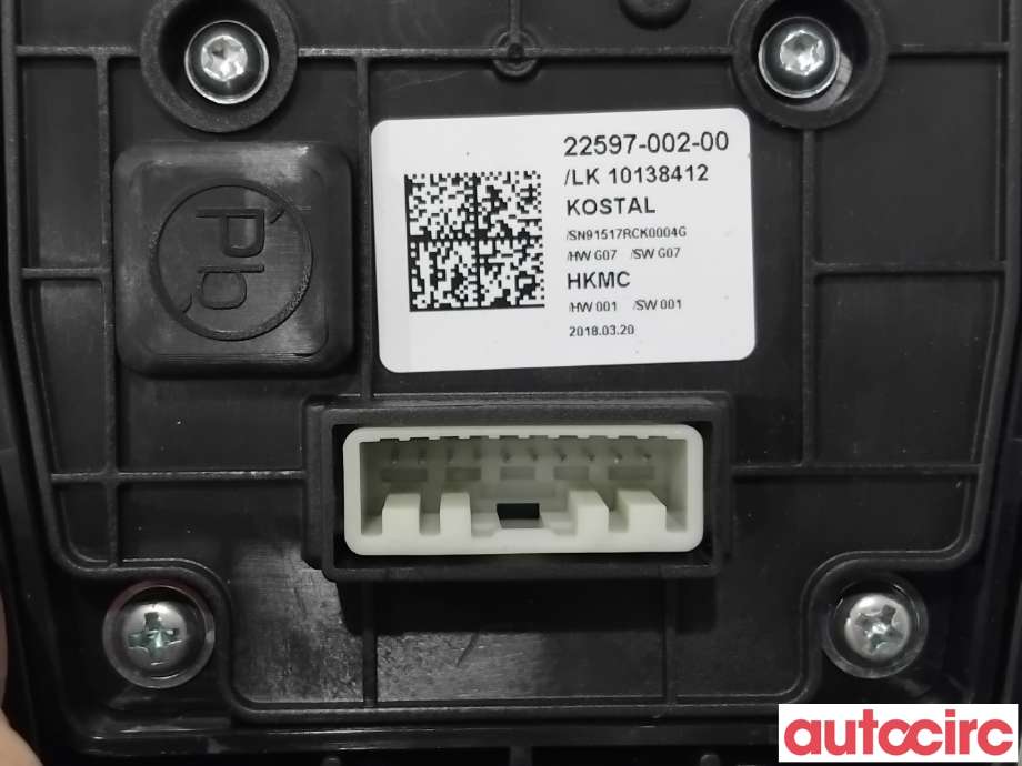 Bryter diverse til Hyundai Ioniq Electric 2019-->> (Fase 2)  (HYUNDAI|46700G7100TKB||46700-G7100TKB)