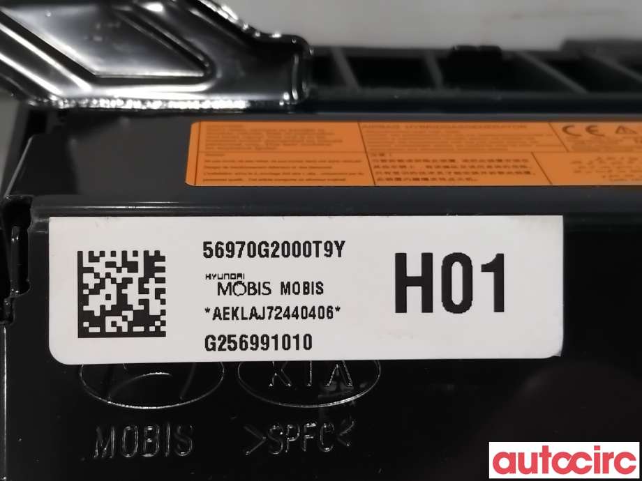 Airbag kne til Hyundai Ioniq Electric 2019-->> (Fase 2)  (HYUNDAI|56970G2000T9Y|G256991010)