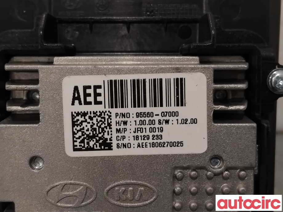 Diverse deler til Hyundai Ioniq Electric 2019-->> (Fase 2)  (HYUNDAI|84652G70004X|WC-LP02|95560-G7000)