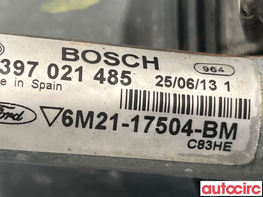 Viskermotor frontrute til Ford S-Max 2010-2015 (Type I, Fase 2)  (FORD|1729629|1397220676|6M21-17504-BM)