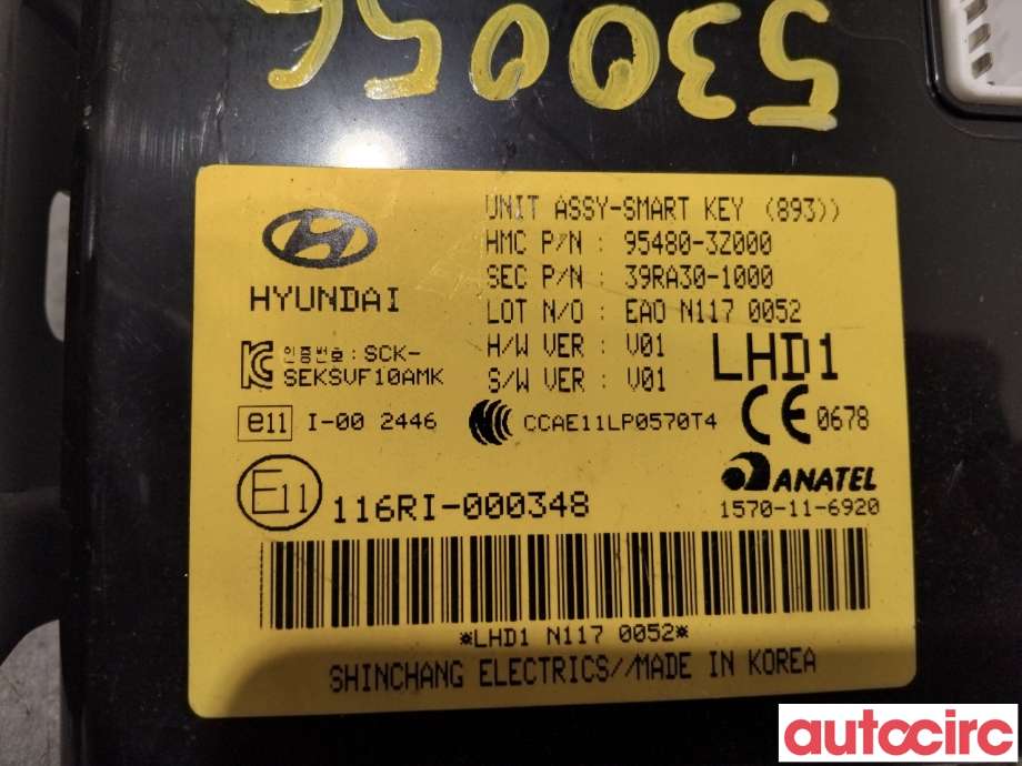 Styreenhet nøkkelfri/keyless til Hyundai i40 2012-2017  (HYUNDAI|954803Z000||95480-3Z000)