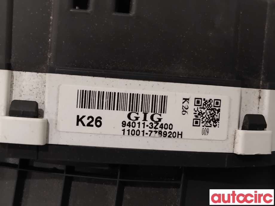 Instrumentpanel til Hyundai i40 2012-2017  (HYUNDAI|940113Z400|11001-778920H|94011-3Z400)