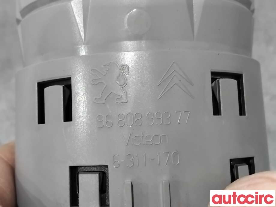 Dashbord friskluftdyse til Citroën Berlingo 2008-2015 (Type II, Fase 1)  (CITROEN|8265FZ|9680899377|96808993ZQ)