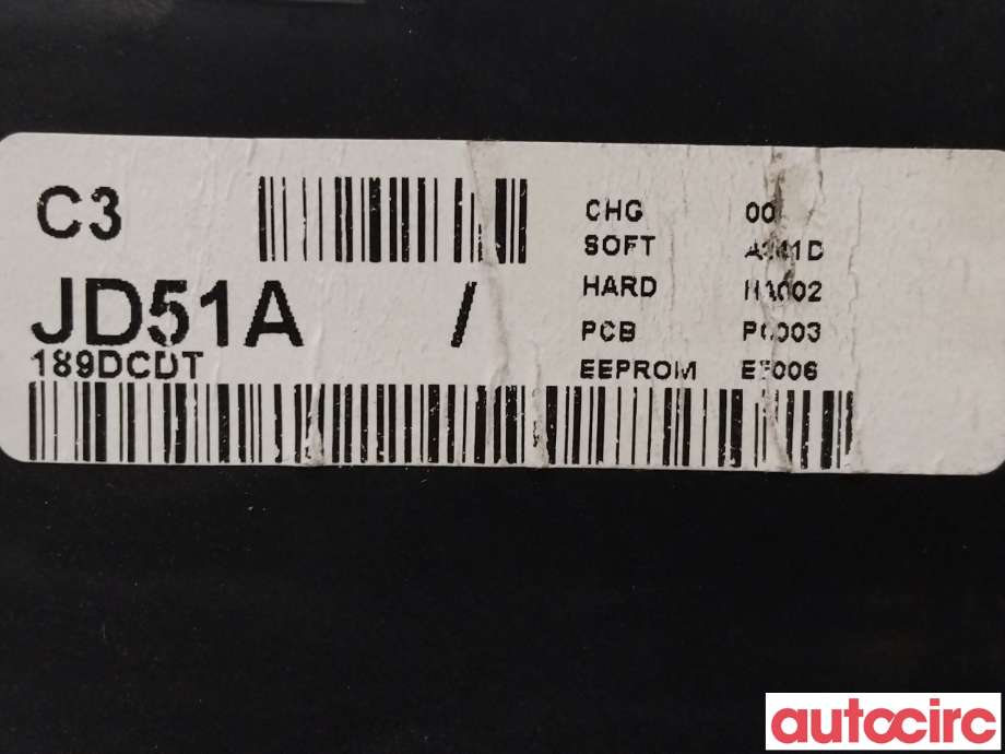 Instrumentpanel til Nissan Qashqai 2007-2010 (Type I, Fase 1)  (NISSAN|24810JD51A|D51A)