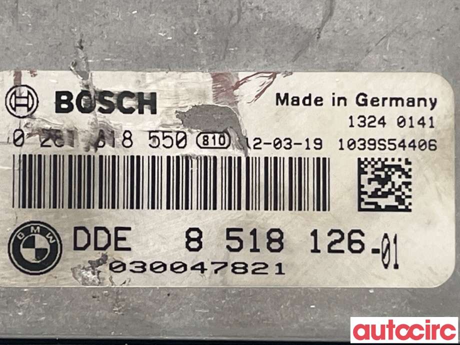 Styreenhet motor til BMW 5-Serie 2010-2017 (F10/F11) (F10/F11) (BMW|12145A48DA9||8518126)