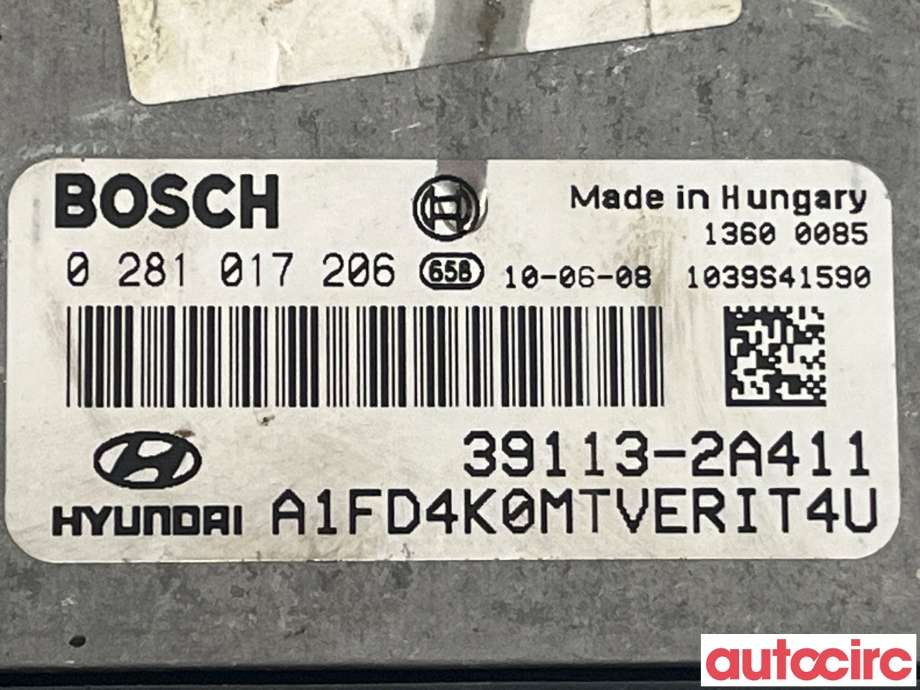 Styreenhet motor til Hyundai i30 2007-2012 (Type I)  (HYUNDAI|391132A411)