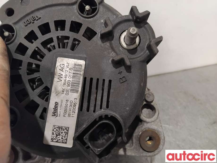 Dynamo til Audi A4 2007-2014 (Type IV) (B8) (B8) (AUDI|03L903017BX|FG20S016|03L903017B)