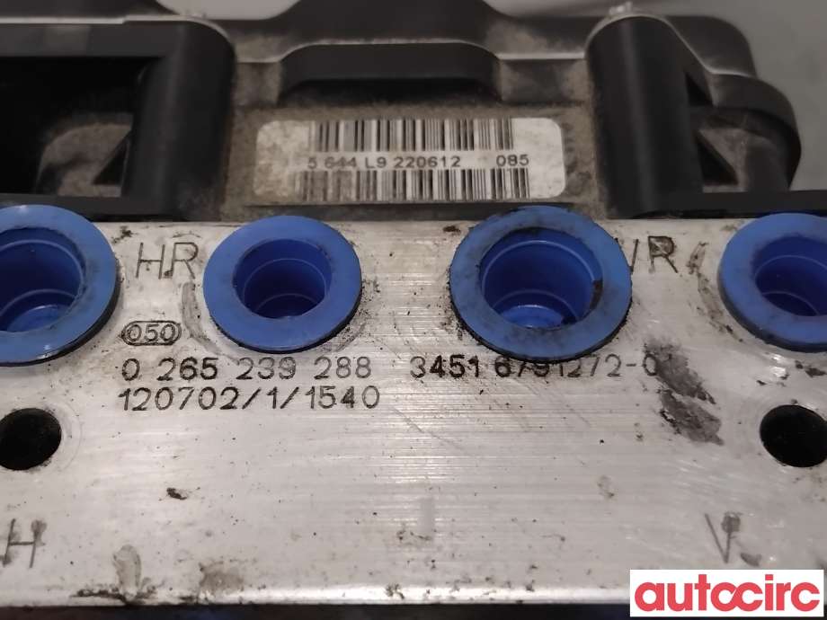 ABS sentral til BMW X1 2009-2015 (E84) (E84) (BMW|34516856926|0265239288|34516791272)