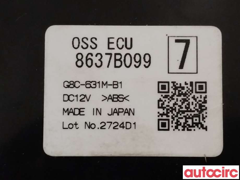 Styreenhet diverse til Mitsubishi Outlander 2012-2015 (Type III, Fase 1)  (MITSUBISHI|8637B099|)