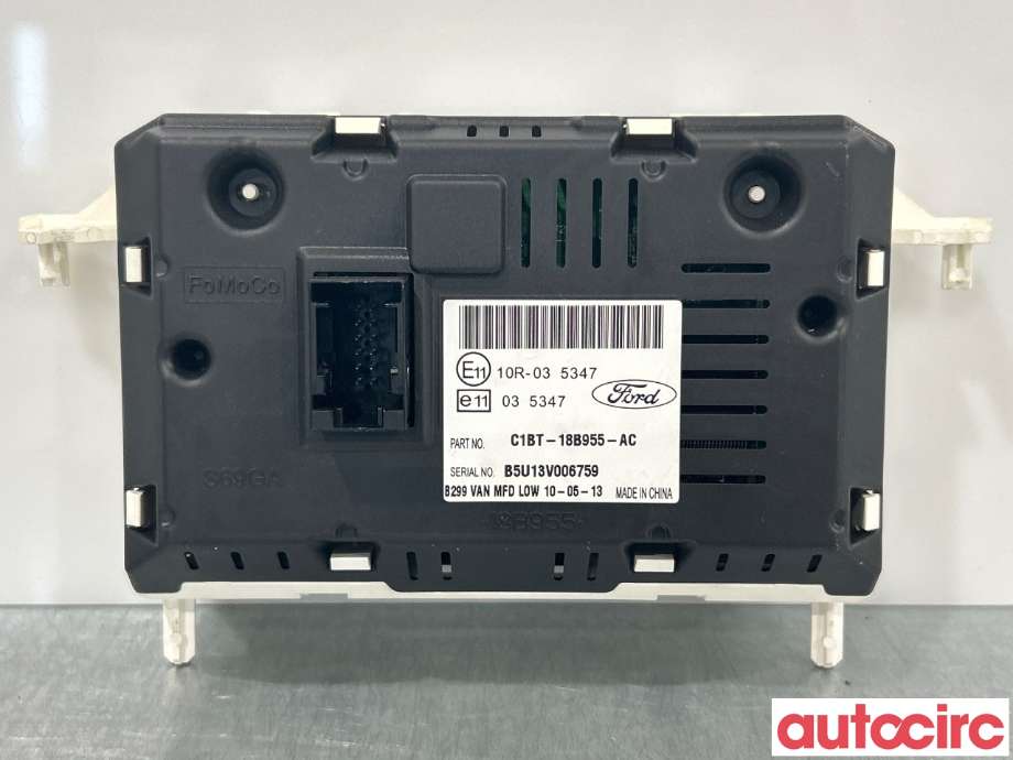 Instrument kjørecomputer til Ford Fiesta 2013-2017 (Type VI, Fase 2)  (FORD|2019477||C1BT-18B955-AC)