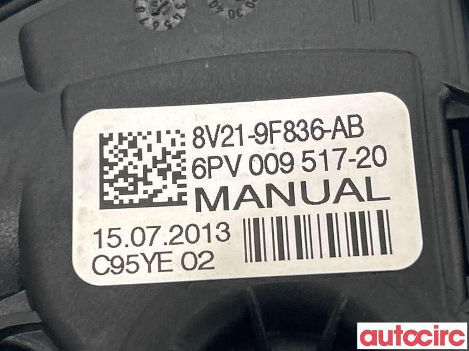 Pedal gass til Ford Fiesta 2013-2017 (Type VI, Fase 2)  (FORD|2120072||8V21-9F836-AB)