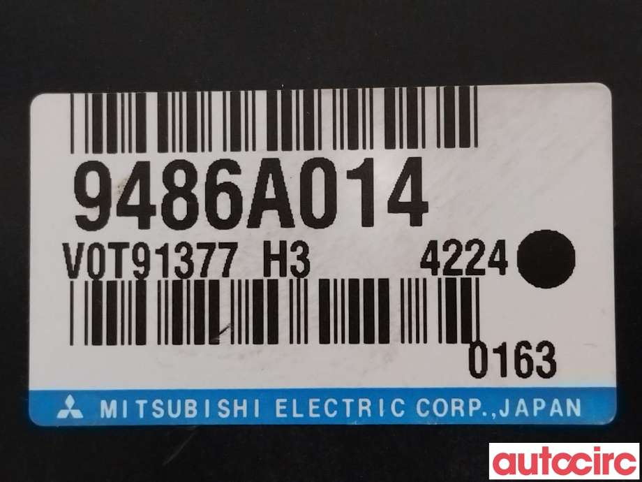 Styreenhet diverse til Mitsubishi Outlander 2012-2015 (Type III, Fase 1)  (MITSUBISHI|9486A014)