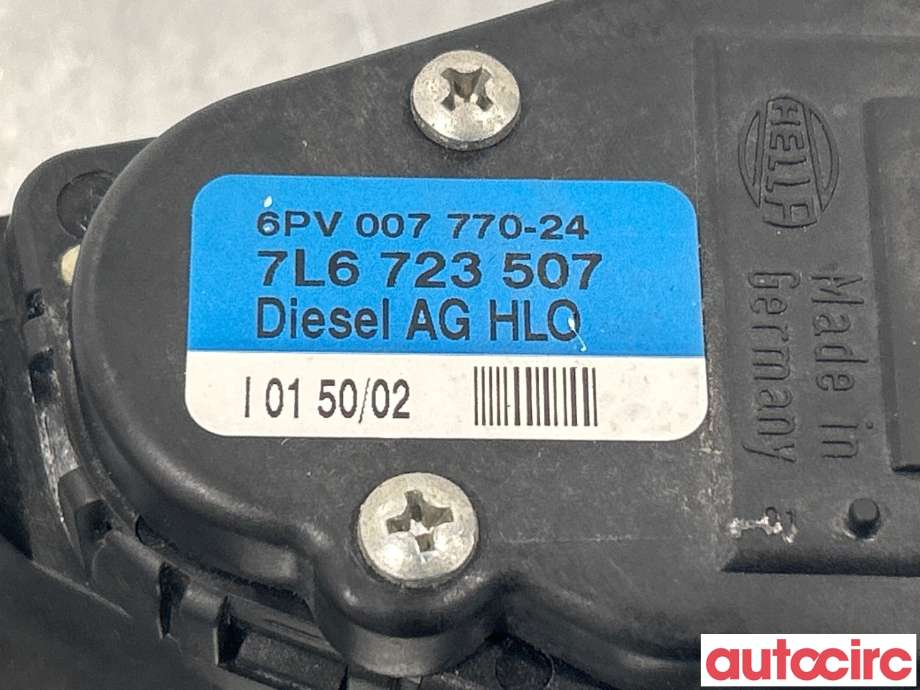 Pedal gass til VW Touareg 2003-2007 (Type I, Fase 1)  (VOLKSWAGEN|7L6723507H|7L6723507)