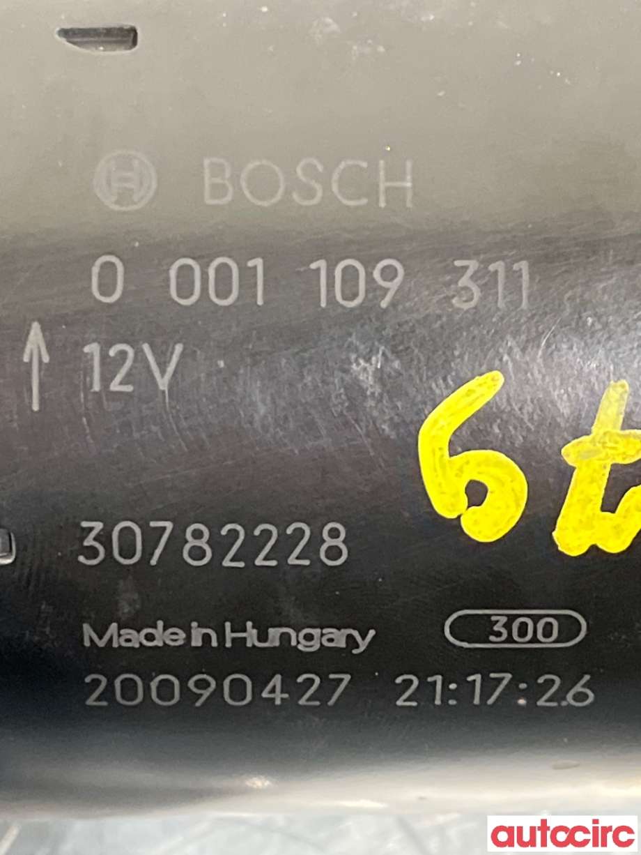 Starter diesel til Volvo XC60 2008-2013 (Type I, Fase 1)  (VOLVO|36002642|0001109311|30782228)