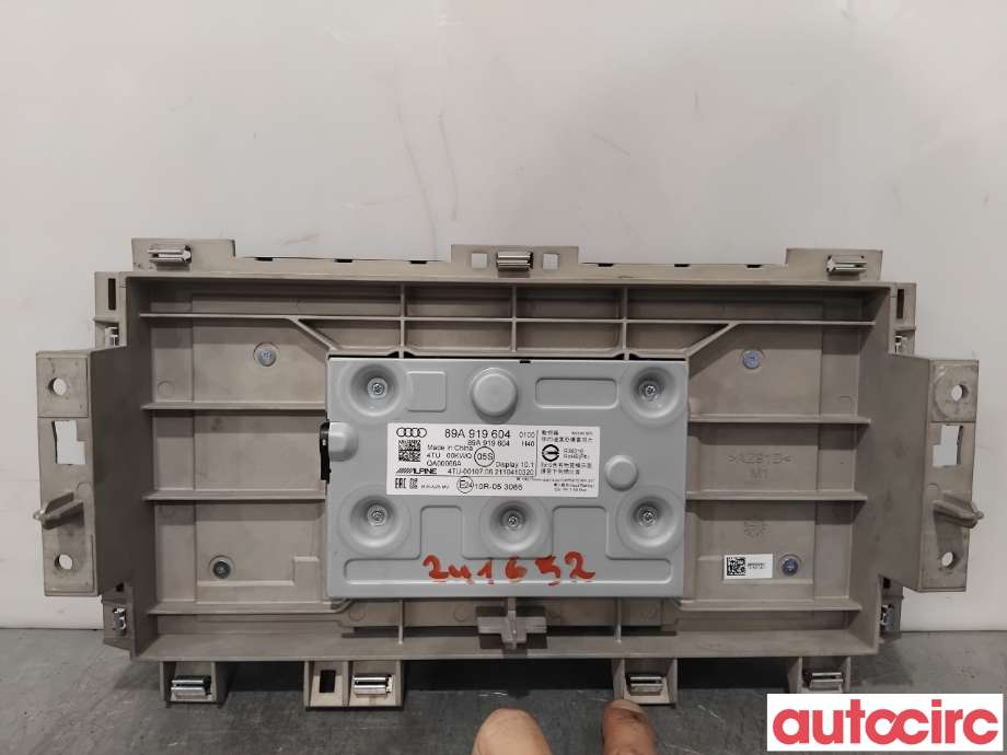 Instrument kjørecomputer til Audi Q4 e-tron 2021-->>  (AUDI|89A919604|QA00066A|89A919604B)