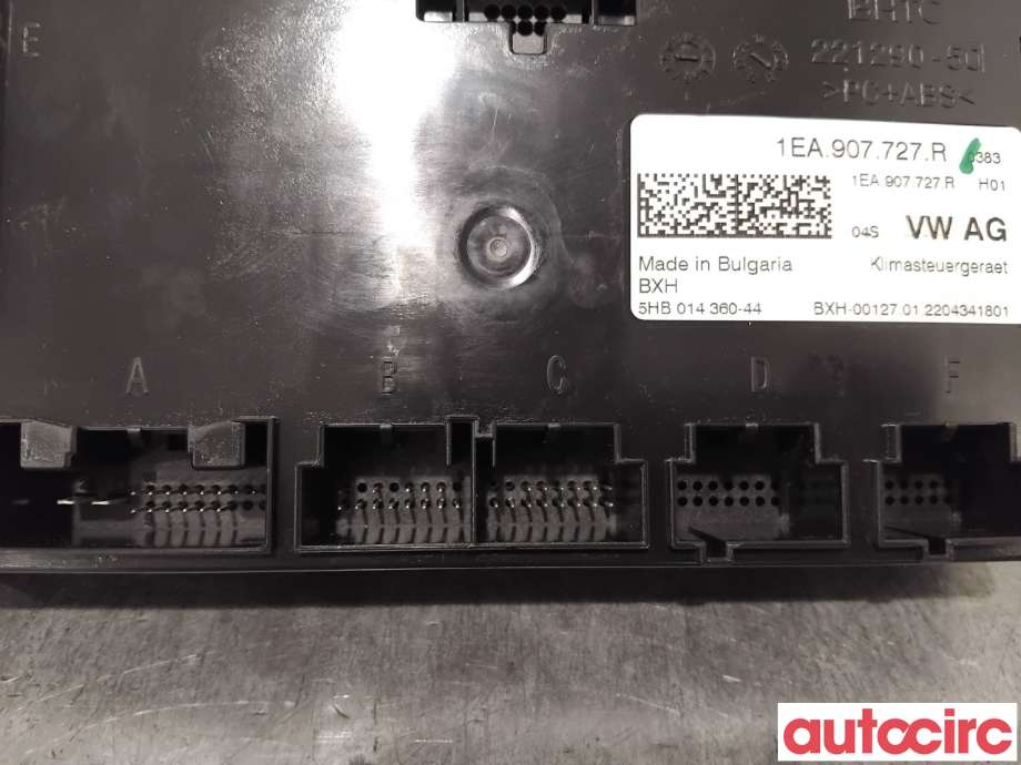 Styreenhet klima/aircondition til Audi Q4 e-tron 2021-->>  (AUDI|1EA907727AH|5HB014360-44|1EA907727R)