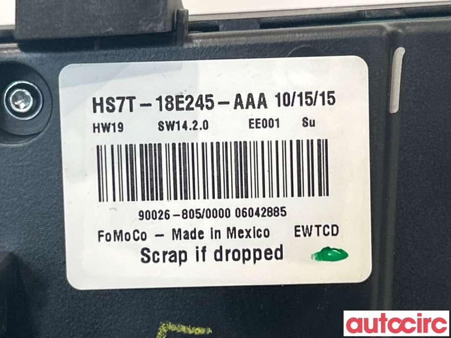 Varmeapparat betjening til Ford Mondeo 2014-2019 (Type V, Fase 1)  (FORD|HS7T-18E245-AAB|2030037|HS7T-18E245-AAA)