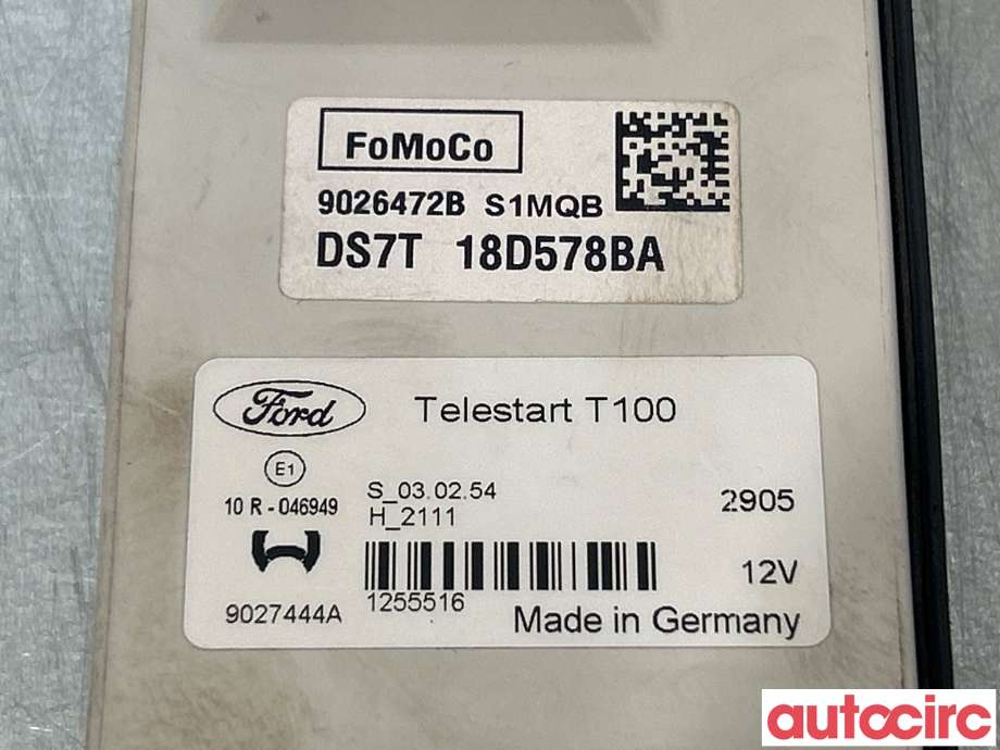 Styreenhet diverse til Ford Mustang Mach-e 2020-->>  (FORD (US)|2606974|DS7T-18D578-BA)