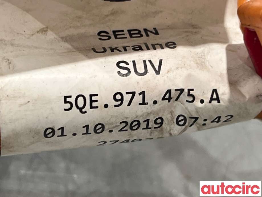 Kabel høy volt (HV) hybrid til VW e-Golf 2017-2020 (Fase 2) (VOLKSWAGEN|5QE971475C||5QE971475A)