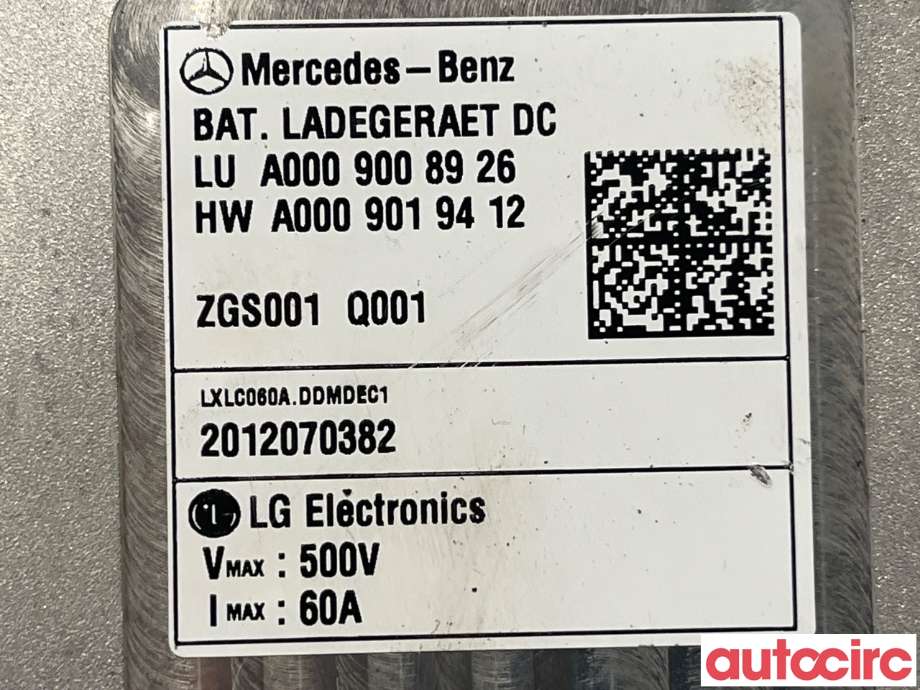 DCDC converter hybrid til Mercedes B-Klasse 2019-->> (W247) (W247) (MERCEDES|A0009008926)