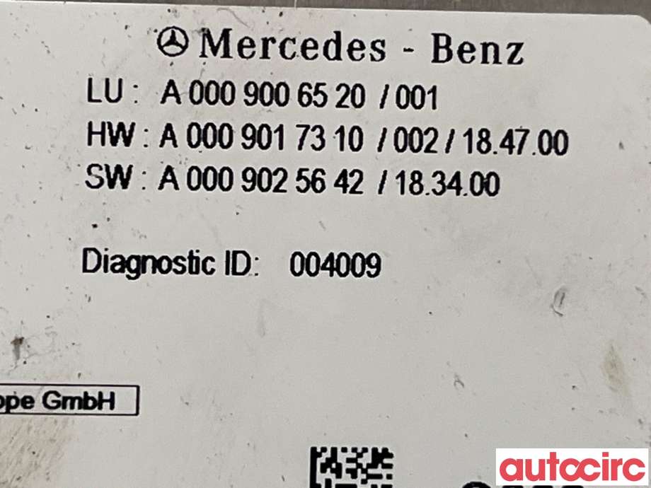 Batterilader (OBC - On Board Charger) til Mercedes B-Klasse 2019-->> (W247) (W247) (MERCEDES|A0009006520)
