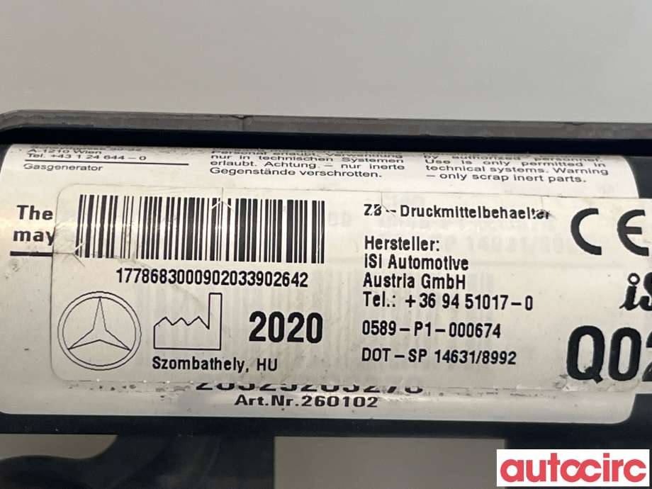 Diverse deler til Mercedes B-Klasse 2019-->> (W247) (W247) (MERCEDES|A1778683000)